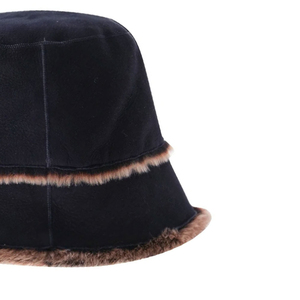 Chapeau bob personnalisé en coton/polyester avec doublure en fourrure, pour femme, chaud, nouveau style. - Product Image 5