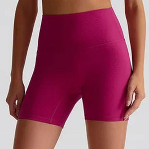 Shorts Deportivos de Cintura Media Elástica para Mujer, Secado Rápido, Transpirables, para Yoga - Product Image 1