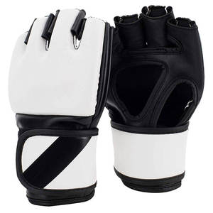 Fingerless MMA Sanda Boxing <b>Gloves</b> Mesh Palm Durable UFC Style Customizable Size Color - Product Image 1
