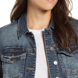 Chaquetas Vaqueras Lavadas para Mujer, Elegantes y Ecológicas, Corte Holgado, Estilo Casual, Detalle de Botones, Servicio OEM - Product Image 2