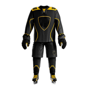 Jersey de Hockey sobre Hielo de Poliéster Antibacterial, Transpirable y de Secado Rápido, Impresión por Transferencia de Calor, Personalizado para Equipo, Práctica, Unisex - Product Image 1