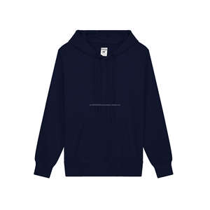Vente en gros Pull-over Impression Velours de coton Sweat à capuche unisexe uni épais Logo personnalisé vierge Sweatshirts à capuche pour hommes - Product Image 5