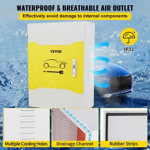 Estación de Carga Exterior para Tesla, 28 x 20 x 10 Pulgadas, IP32, Impermeable y a Prueba de Polvo, Organizador de Cables para Accesorios de Gestión de Cables - Product Image 6