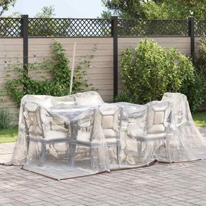 Bâche transparente avec œillets 9,8x16,4' en polyéthylène - Product Image 2