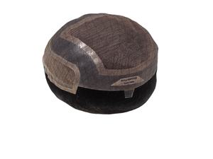 Taz Hair Men's Kinky Straight Deep Wave Water Wave Styles Peluca tupé hecha de cabello Remy indio y cabello humano de Bangladesh - Product Image 3