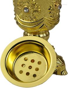 Brûleur d'encens traditionnel indien écologique pour Bakhoor, avec copeaux d'Oud pour une ambiance chaleureuse dans les espaces de vie et les salles de prière - Product Image 1