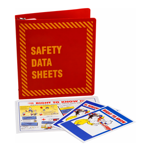 Carpeta de Anillas Roja Brady de 1.5 Pulgadas para Documentos de Seguridad Industrial y de Laboratorio - Product Image 2