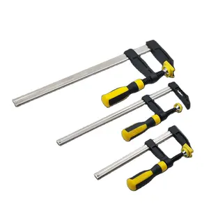 CROWNMAN Heavy Duty Woodworking Hand Diy Tool Repair Tool Movable 6"/10"/12"/16"/20"/32" F-clamp Bar Fixing Fixture Clamps
