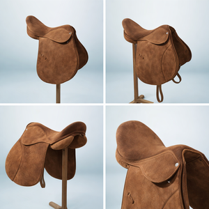 ชุดเดรสภาษาอังกฤษอานม้าม้าเซน ES-111โลกหนังวัวหรูหราใช้ใส่สบายทำจากไม้พลาสติก - Product Image 2