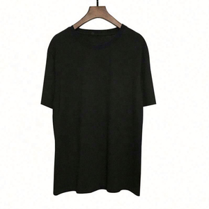 เสื้อยืดคอกลมแขนสั้นผู้ชาย ทรงปกติ สไตล์ลำลอง สีพื้น ผ้าถัก 100% ผ้าฝ้ายเจอร์ซีย์ - Product Image 3