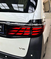 Nouveau kit de conversion de pare-chocs pour Alphard & Vellfire 20 Series 2008-2015, lifting au look 40 Series, style Modellista avec feux LED
