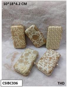 Sac à main en treillis de diamants avec chaîne, élégant pour les soirées et les fêtes, CSIBC361 - Product Image 4