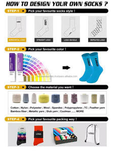 Chaussettes de sport personnalisées à faible MOQ avec logo, chaussettes de course personnalisées pour hommes, bas athlétiques, chaussettes mi-mollet - Product Image 2