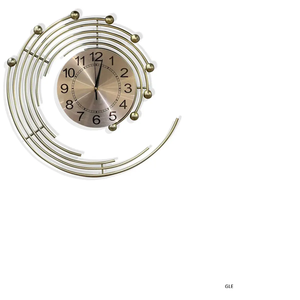 Elegant Modern Decorative Metal <b>Wall</b> <b>Clocks</b> with Black and Gold Designs Suitable for Premium Home Office Spaces - Product Image 2