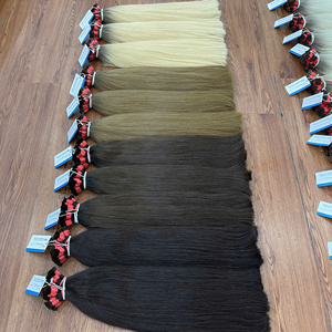 Extensions de cheveux humains vietnamiens bruts en vrac – Nouveaux articles, sans nœuds, sans perte, couleurs personnalisées, livraison rapide, vente en gros - Product Image 3