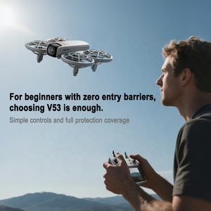 <span class=keywords><strong>Mini</strong></span> drone pliable HD 48MP d'occasion avec moteur brushless, gyroscope 6 axes, double caméra aérienne, évitement d'obstacles, portée 1km, autonomie 10-20min, télécommande - Product Image 3
