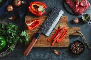 Juego de Cuchillos de Acero de Damasco de 4 Piezas, Hechos a Mano, con Mango de Madera, Cuchillos de Chef Afilados, Estilo Japonés, Hoja de Acero Forjado - Product Image 5
