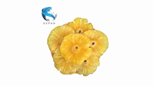 EXPAD Tranches d'ananas séchées, collation de fruits tropicaux sucrés, ananas déshydraté naturel en rondelles, approvisionnement en vrac du Vietnam - Product Image 1