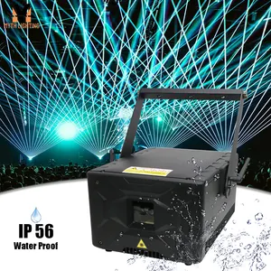 Factory price Animation Waterproof 6W A3 RGB multi patterns Laser Light Strobe Flash laser Light