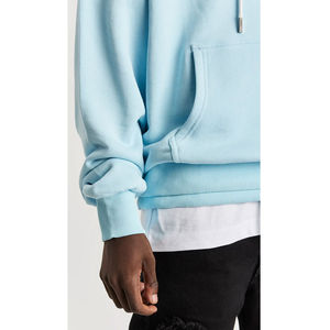 Sudadera con Capucha Personalizada de Algodón y Felpa para Hombre, Gruesa, Resistente al Viento, Transpirable, Tallas Grandes, 340g - Product Image 3