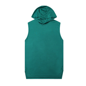 Precio de Fábrica en China y Bangladesh, Logotipo Personalizado OEM, Talla Grande, Transpirable, de Secado Rápido, Sudadera con Capucha Elástica, Informal, Holgada, de Verano para Hombre - Product Image 3