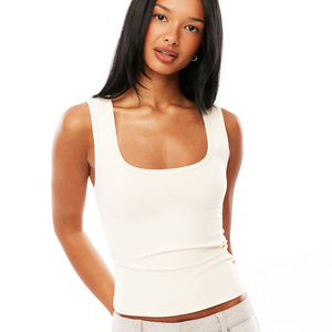 Débardeurs de haute qualité en couleur unie, matériaux de première qualité, légers, doux, respectueux de la peau, séchage rapide, débardeur pour femme - Product Image 1