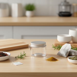 Tarro Multiusos Iln de 120g, 5.5x5mm, Plástico con Tapa de Aluminio - Product Image 3