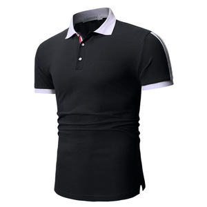 Camisa de Hombre Verde de Poliéster Piqué, Manga Corta, Corte Regular, Transpirable, Casual, con Estampado Geométrico Digital y Logotipo Frontal Deportivo - Product Image 6