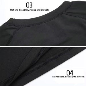 Camisetas de Compresión de Manga Larga para Hombre, Protección UV UPF50+, Secado Rápido, para Entrenamiento, Fitness, Baloncesto - Product Image 4