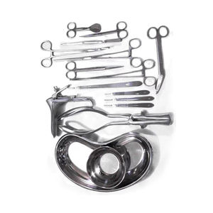 Kit d'instruments chirurgicaux pour stérilisation féline Bone Bridge Instruments, 21 pièces, haute qualité, manche doré, acier inoxydable, manuel, CE - Product Image 5