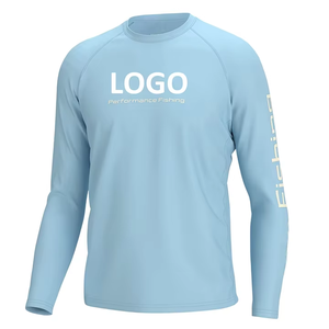 Custom Sublimation Printed Upf 50 Jersey Fishing Wear <b>Sunscreen</b> UV Quick Dry Breathable Long Sleeve Performance Fishing Shirt - Product Image 3