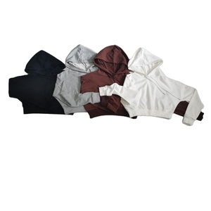 Ensemble de survêtement Fitness pour femmes, tenue de sport décontractée à manches longues, sweat à capuche, en Stock, 2020 - Product Image 5