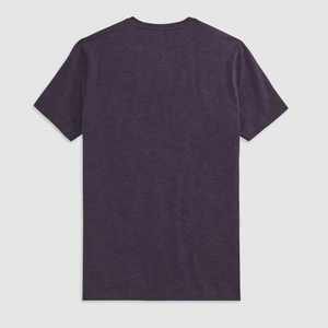 T-shirt personnalisé en bambou, T-shirt col rond en coton biologique pour homme, T-shirt ajusté d'été à manches courtes - Product Image 6
