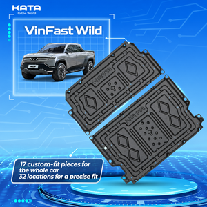 แผ่นปิดแบตเตอรี่เหล็กกันสนิม KATA ออกแบบมาเฉพาะสำหรับ VinFast VF5 ติดตั้งง่ายและสะดวก - Product Image 3