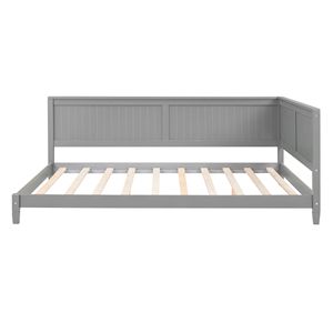 Divano Letto in Legno a Grandezza Naturale in Stile Daybed Grigio - Product Image 5