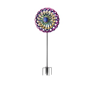 Molino de Viento Giratorio con Estaca Metálica Estable para Jardín, Decoración de Patio, Tamaño y Forma Personalizables - Product Image 5