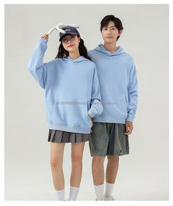 Sudaderas de Invierno Delgadas de 380 g/m² para Hombre en Existencia, Diseño sin Cordones, Alta Calidad, Hombros Caídos, Bordadas, Lisas, Unisex - Product Image 3