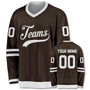 Camiseta de Hockey sobre Hielo Personalizada Unisex para Adultos, Uniforme Deportivo con Impresión por Transferencia de Calor, 100% Poliéster Antibacteriano - Product Image 4