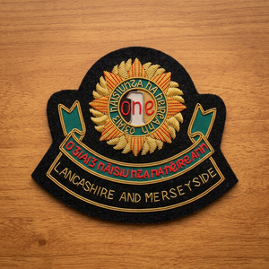 Custom Embroidered Lancashire Patch <b>Sew</b>-On Fabric Badge Style Safety <b>Pin</b> Irregular Shape for Garment - Product Image 3