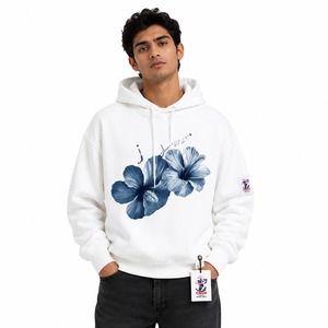 Sudadera con Capucha Estampada en Serigrafía para Hombre, Suave y Cálida, con Cordón Ajustable, Estilo Casual Deportivo Urbano - Product Image 1