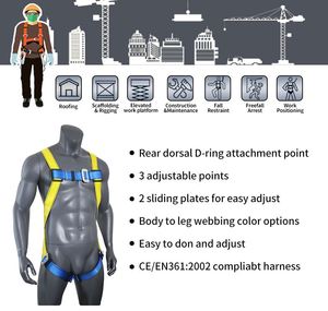 Arnés de Seguridad de Medio Cuerpo Tipo Paracaídas CITICITY para Trabajos en Altura en Techos - Product Image 5