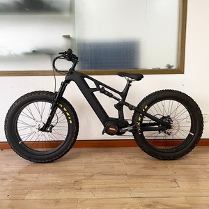 Vélo électrique tout-terrain à suspension intégrale, Bafang Ultra M620 1000W 48V, avec pneus larges, pour la neige et les montagnes - Product Image 1
