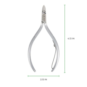 D-01 Alicates para Cutículas de Manicura con Acabado Espejo, Mango Semicurvo, 2 Filos, Alicates para Cortar Cutículas de Uñas, Alicates para Uñas Afilados y Duraderos - Product Image 4