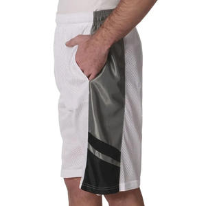 <b>Men's</b> Mid-Length Athletic <b>Basketball</b> <b>Shorts</b> Uniform Set 100% Polyester Canvas Knitted Fabric Digital Printed Breathable Quick - Product Image 5