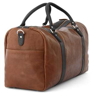 Nuevo bolso de viaje informal para hombre de cuero genuino, impermeable, en oferta en línea a bajo precio. - Product Image 1