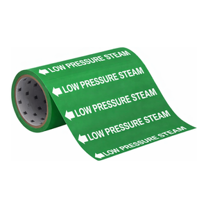 เครื่องทำเครื่องหมายท่อแบบยืดหยุ่นสำหรับระบุตำแหน่งท่อในอุตสาหกรรม Brady Low Pressure Steam Roll Form - Product Image 2