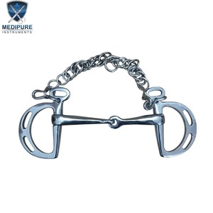 Bocado de Montura de Primera Calidad para Caballos, Bocado de Entrenamiento con Anillo en O para Equipo Ecuestre Profesional, Instrumentos Veterinarios - Product Image 3