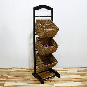 Artex Dong Thap Factory Handicraft Magazine Rack Vietnam Seagrass Products <b>Storage</b> Shelving <b>Book</b> Rack Holder - Product Image 1