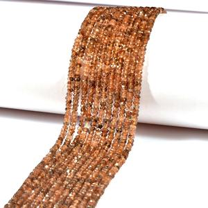 Cuentas Rondelle facetadas andalucita Cuentas Rondelle andalucita Cuentas andalucita - Product Image 1