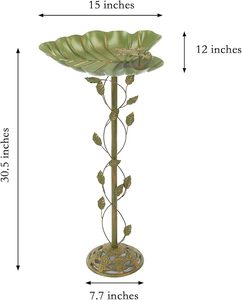 Fabricant fiable de bacs à oiseaux traditionnels en métal pour la décoration de pelouse et de jardin, et pour l'abreuvement des oiseaux sauvages, confortables et pratiques. - Product Image 4